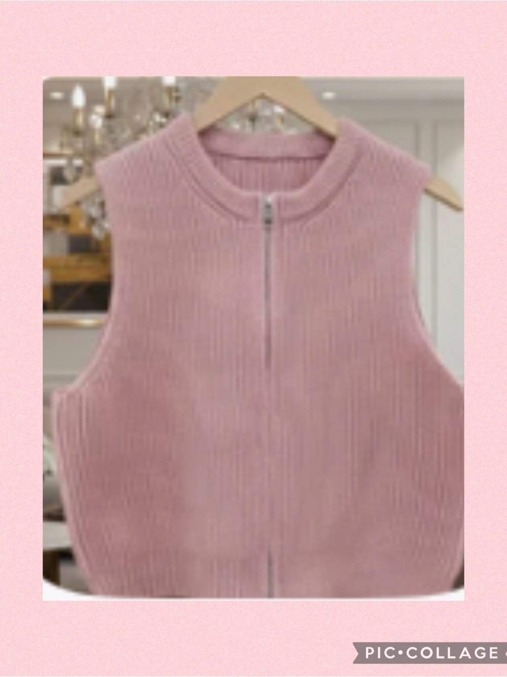 💖Choklate Paris Ribbed Knit Vest💖